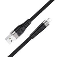Дата кабель USB 2.0 AM to Lightning 1.0m 2.4A silicone X53 black HOCO (6931474738059)