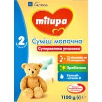 Детская смесь Milupa 2 13 витаминов и 13 минералов с 6 до 12 месяцев 1.100 г (5900852058349)