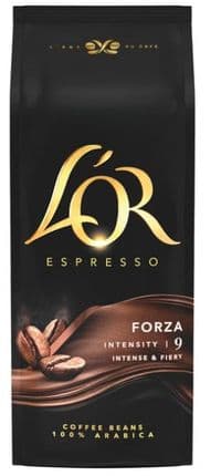 Кава L'OR Espresso Forza 100% Арабіка в зернах 1 кг (8711000400760)