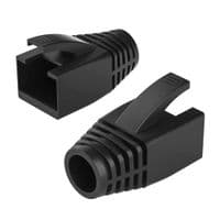 Ковпачок для RJ45, для кабелю 6.5-8мм, чорний