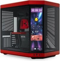 Корпус Hyte Y70 Touch Infinite Black-Red, Mid-Tower / ATX, Micro-ATX и Mini-ITX PC Case with PCIE 4.0 cable includ (CS-HYTE-Y70TTI-RB)