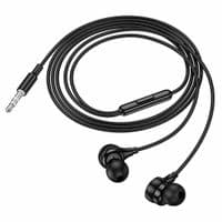 Наушники проводные HOCO M116, роззъем Jack3.5, 1.2m, Black, Box