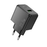 СЗУ 110-240V HOCO CS17A 1xUSB, 22.5W, Black, Blister