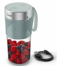 Блендер Tefal Lightmix портативный для смузи, чаша-300мл, USB, тритан, зеленый