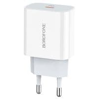 Зарядний пристрій BOROFONE BA38A Plus Speedy USB-C PD20W White (6931474746870)