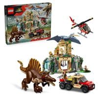 Конструктор LEGO Jurassic World Воздушная миссия со спинозавром и кетцалькоатлем