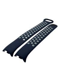 Ремінець BeCover Vents Style для Xiaomi Mi Smart Band 9 Blue White (711987)