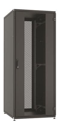 Шафа ZPAS 19", 42U, SZB IT, одностулкові передні та задні перфоровані двері, 800x1000 мм, максимально 1500кг, чорна