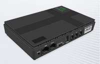 ДБЖ UPS-36W DC1036P для роутеров/коммутаторов/PON/POE-430, 5/9/12V, 1A/2А, 12000мAh, Black, BOX