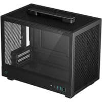 Корпус Deepcool CH160 MESH черный Без БП Mini-ITX, 1x3.5" (на вибор что-то одно: 2.5 SSD/3.5HDD/12смвент)