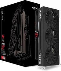 XFX AMD Radeon RX-9060XT OC Ігрова відеокарта з трьома вентиляторами, 16 ГБ GDDR6 128 біт, 2780 МГц / 20 Гбіт/с, 2x DP, 1x HDMI, 3 вентилятори, 2 слоти