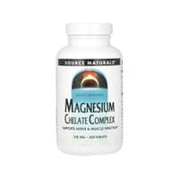 Минералы Source Naturals Магний Хелат, 100 мг, Magnesium Chelate Complex, 250 таблеток (SNS-00318)