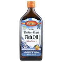 Жирные кислоты Carlson Норвежский рыбий жир, вкус апельсина, 1600 мг, Norwegian Finest Fis (CAR-01655)