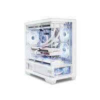Корпус ALmordor QX25M LCD White, без БП, для MicroATX/Mini ITX, 1xUSB-С, 2xUSB-A 3.0, макс.
