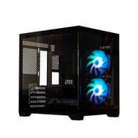 Корпус GTL Gaming "Infinity", Black, без БЖ, Mid Tower, Micro ATX / Mini ITX, 1xUSB 3.0 / 2xUSB 2.0, макс. CPU - 160 мм / VGA - 330 мм, 2x120 мм ARGB, бічна та передня панель із загартованого скла (GTLN275-1B)