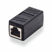 Розетка з’єднувальна для RJ45 (мама <-> мама), Black, GTL (GTLRJ45FRJ45F)