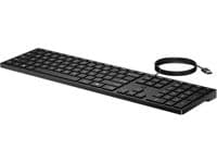 Клавиатура мембранная НР 320K, 109key, USB-A, EN/UK, черный