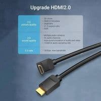 Кабель Vention HDMI - HDMI V 2.0 (M/M), 1 м, Чорний (AARBF)