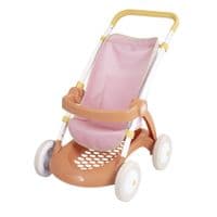 Коляска для кукол Smoby Baby Nurse Терракотовая пудра. Прогулка с корзиной, 18 мес.+ (7600254024)