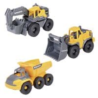 Спецтехника Dickie Toys Вольво. Автоконструктор, 3 машины (3722015)