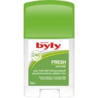 Дезодорант Byly Сток Fresh Nature Защита 24 часа С мятой и зеленым чаем Без алюминия 50 мл (8411104003293)
