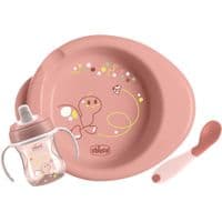 Набор детской посуды Chicco Set Prima Pappa 6м+ Розовый (16200.15)