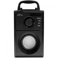 Акустическая система 1.0 Media-Tech 15W, Bluetooth/FM/AUX/SD/USB/пульт/BOOMBOX, серебряная мембрана, черная