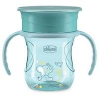 Поильник-непроливайка Chicco Perfect Cup 200 мл. от 12 месяцев (голубая) (06951.25)