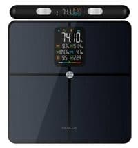 Весы Sencor напольные диагностические, 180кг, подсвеч., дисплея, подкл. к смартфону, 4хAAA, стекло, темно-синий