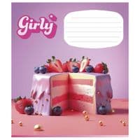 Зошит Школярик Girly 12 аркушів лінія (012-3330L)