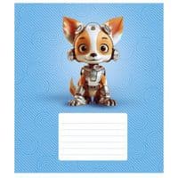 Тетрадь Школьник Robot animals 12 листов линия (012-3331L)