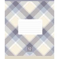 Зошит Школярик Plaid pattern 12 аркушів лінія (012-3345L)