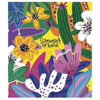 Тетрадь Школьник Summer is Here 80 листов линия (080-3225L)