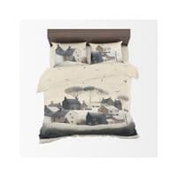 Постельное белье Home Line Домики с птицами, бязь, полуторный (184469)