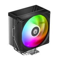 Кулер для процессора ID-Cooling FROZN A410 ARGB, Black, 120 мм, 4 тепловых трубок, алюминий/медь, 300±200~2000±10% RPM, 27.2dB(A) Max, Intel: 1851/1700/1200/115 152х76х128 мм, 4-pin PWM, ARGB, до 180 Вт