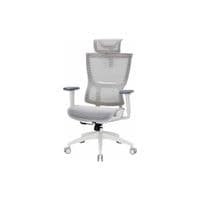 Крісло офісне Officepro Elegant OC660-W-LG-LG White/Light Gray