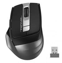 Миша бездротова безшумна A4Tech Fstyler FG35S (Grey), USB, колір чорний+сірий
