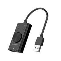 Звукова карта USB 2.0, Orico SC2, Black, 10 см