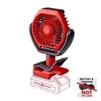 Вентилятор акумуляторний Einhell GC-CF 18/110 Li - Solo, PXC, 18В, безщітковий, діам. 110 мм, 1500 м3/год, 3 режими, 0.48 кг (без АКБ і ЗП)