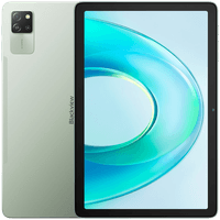 Blackview Tab 60 Pro SET 10.1-дюймовий HD+ 800x1280 IPS 60Hz, 8GB/128GB, восьмиядерний T606 1.6GHz, фронтальна камера 5MP, задня 8MP, акумулятор 7700mAh, LTE, USB Type-C, зарядний пристрій, кабель, інструмент для SIM-картки, плівка, чохол, пасивний стилус, миша, клавіатура, Android 15, колір Algae Green