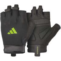Перчатки для фитнеса Adidas Essential Training Gloves ADGB-15000GN черный, зеленый XS (885652027731)