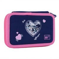 Пенал Yes Bright Hearts HP-01 твердий подвійний (533640)