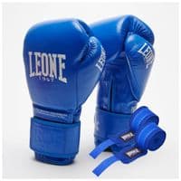 Боксерські рукавички Leone GN111 The Greatest Blue 16 унцій (GN111_Blue_16oz)