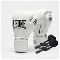 Боксерські рукавички Leone GN111 The Greatest White 10 унцій (GN111_White_10oz)