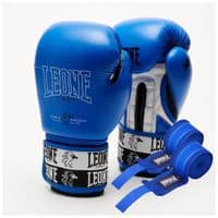 Боксерські рукавички Leone GN208 Iconic Blue 12 унцій (GN208_Blue_12oz)