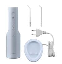 Іригатор Panasonic портативний, чаша 200 мл, Li-ion аккум. в компл., 2 насадки, світло блакитний