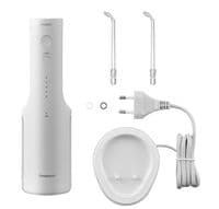 Іригатор Panasonic портативний, чаша 200 мл, Li-ion аккум. в компл., 2 насадки, білий