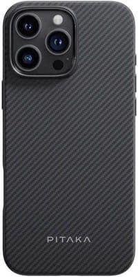 Чохол Pitaka Military-Grade Protective Case Twill 600D для iPhone 16Pro Max-Black/Grey (KI1601PMPA)