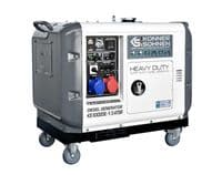 Генератор дизельный Konner&Sohnen KS 9302DE-1/3 ATSR 230/400В 6.5/6.0кВт 7.5/7.0кВт 1/3Фазы АВР(ATS) электростартер 168кг