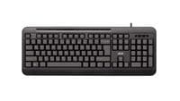 Клавиатура мембранная 2E KM1040 104key, USB-A, EN/UK, черный